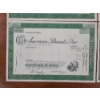 Image 3 : Lot of Four American Brands Inc. Assorted Stock Certificates 