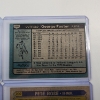Image 8 : Four Assorted Cincinnati Reds Baseball Cards: Conception, Foster (SIGNED), Morgan, Rose  