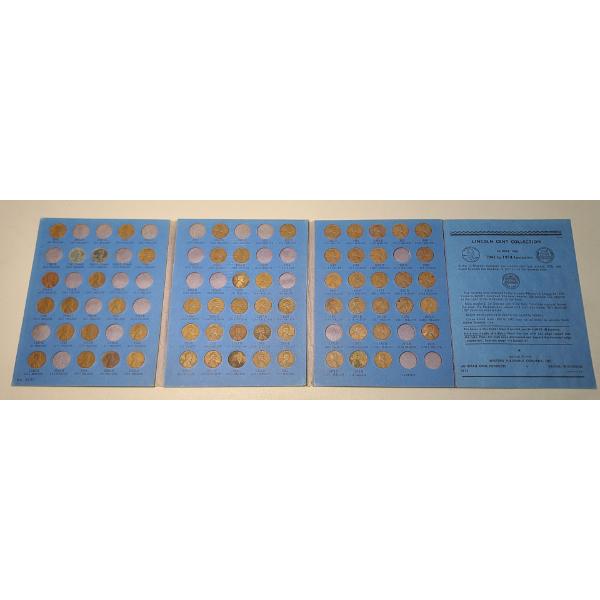 Lincoln Cents Starting 1941 Whitman Coin Collection Book Number Two - Face Value: $0.63