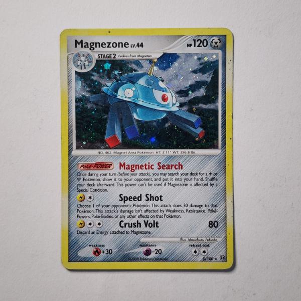 Magnezone LV.44 5/100 Holo Rare Vintage Pokemon Trading Card
