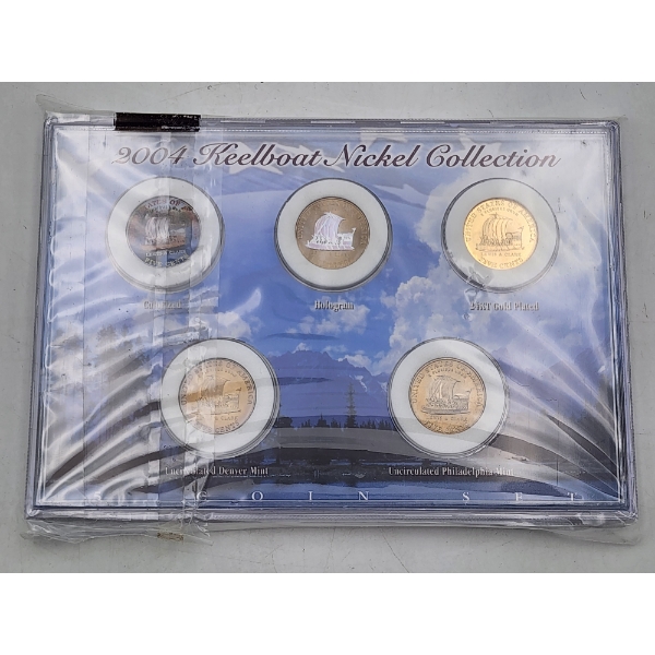 2004 Keelboat Nickel Collection: Including 5 Nickels