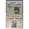 Image 5 : Lot of 9 Newspapers - 7 LBJ Related and 2 Eisenhower Related