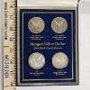 Image 2 : Vintage Morgan 90% Silver Dollar Mint Mark Coin Collection - 4 Silver Dollars