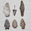 Image 1 : EARLY AMERICAN! Antique Assortment of Native American Stone Artifacts including Arrow/Spear Heads