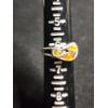 Image 14 : Beautiful Sterling Silver Rings Ft. Moonstone, Amber, Topaz & More - Weighing Total of 25.1 Grams