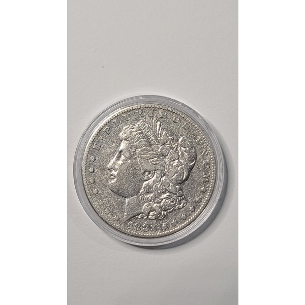 United States 1883-S Morgan 90% Silver Dollar In Coin Capsule  - Incredible Collector Coin!