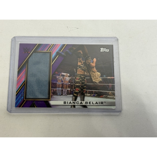 Authentic Bianca Belair Topps Wrestling Card in Clear Protective Case - Survivor Series 2019 
