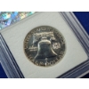 Image 3 : 1957 90% Silver Franklin Half Dollar in INB Slab