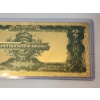 Image 6 : George Washington $2.00 Gold Foil .999 - 24K Gold Note In Protective Holder - Mint Condition
