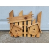 Image 1 : Wooden Bird House & Fence Decor