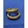 Image 2 : 14K Gold Earrings, 3 Pairs of Hoop, Total Weight 5.0g