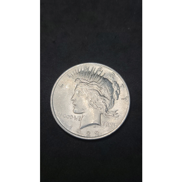 1922 90% Silver Peace Dollar