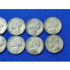 Image 3 : x10 Assorted Years Jefferson Wartime Nickels FV: $0.50