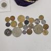 Image 6 : Vintage World Coins With Barbados Cents, Chinese Replica, And Crown Royal Bag