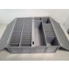 Image 2 : Large Four Row Card Organization & Storage Box Ft. Dividers & Latching Lid - No Cards Included!
