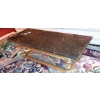 Image 2 : 48" x 20" x 16" Black Marble Top Living Room / Center Coffee Table - Matching Pair Of End Tables