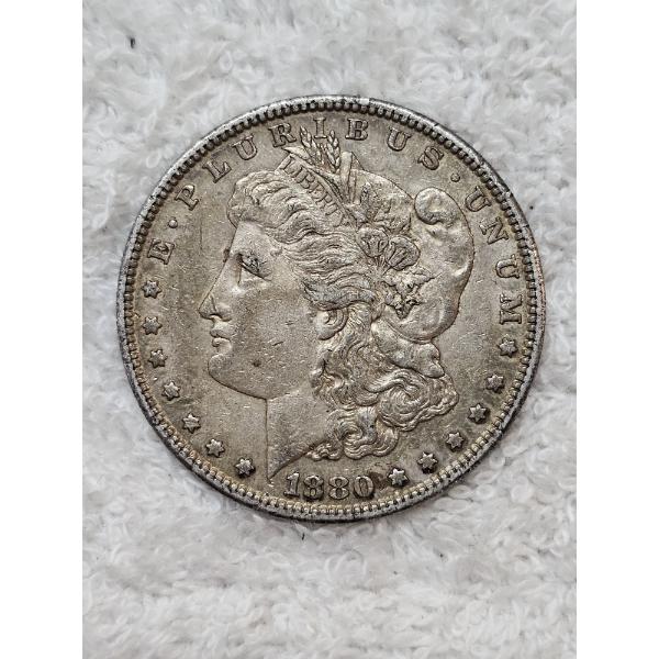 United States 1880 Morgan 90% Silver Dollar