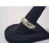 Image 2 : Vintage Keepsake 14K Two-Tone Gold Engraved Wedding Ring - Size 8 - Total Weight: 7.0g