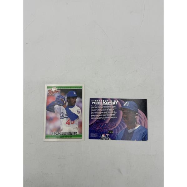 Lot of (2) Pedro Martinez Baseball Cards