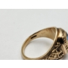 Image 6 : 10K Gold 1999 Class Ring With Blue Stone - Size 6.5 - Total Weight: 6.1g