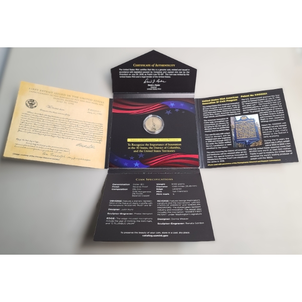 2018 U.S Mint American Innovation $1 Reverse Proof Introductory Coin