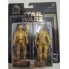 Image 18 : Star Wars Gold Colored Figures (Lot of 9, 2 per Package = 18 Figures)