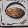 Image 2 : Four Rolled Penny Souvenir Coins Ft. Cleveland Ohio, London Aquarium, State Park in Canada & Zoo