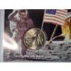 Image 2 : "To the Moon" Coins & Stamp:  Eisenhower, Susan B. Anthony, & Ohio State Quarter 