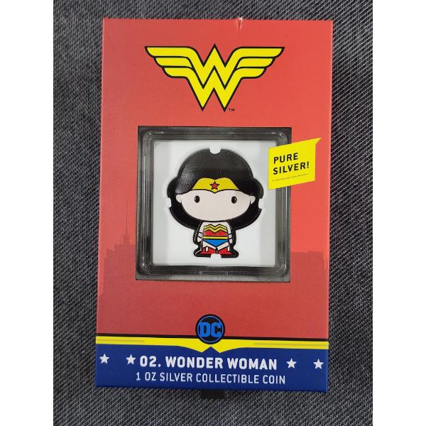 2020 Niue 1 Oz .999 Fine Silver Wonder Woman Collectible Coin - Only 2,000 Made!
