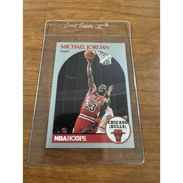1990 Michael Jordan NBA Hoops Basketball Card - Exceptional Condition