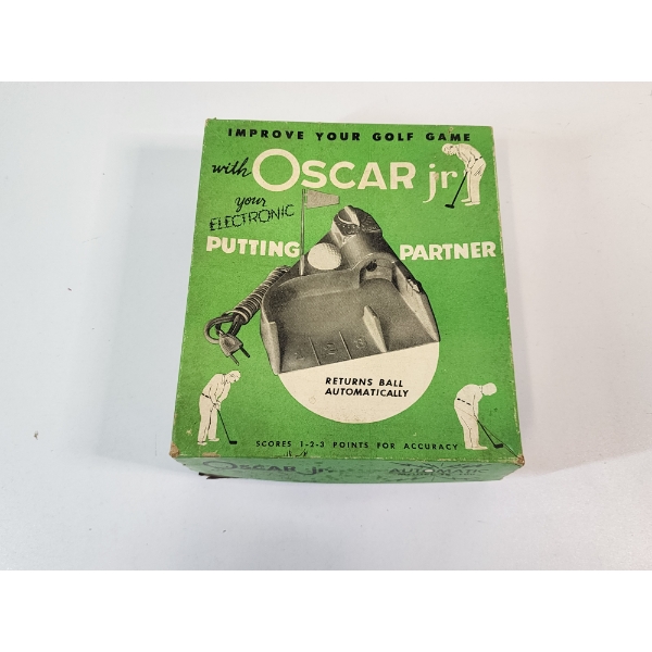 Vintage Oscar Jr. Electronic Putting Partner Indoor Golf Training Aid