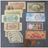 Image 2 : Large Lot of Assorted Foreign Paper Currency & 3 Assorted Medals/Tokens