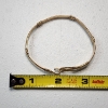 Image 3 : 10K Yellow Gold Wire-Wrapped Hook Bangle Bracelet - Total Weight: 12.3g