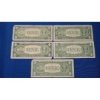 Image 7 : (5) Assorted Series $1 Silver Certificates - Series: 1957, 1935 F, 1935 D, 1957 B - Face Value: $5