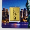 Image 2 : Statue of Liberty Gold Coin Card - 1/1000 oz .9999 Fine Gold 