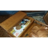 Image 2 : Nice Maple Center Coffee Table With 2 Flip Up Compartments - See Pics - Contents Not Included