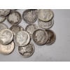 Image 5 : x20 Assorted U.S. 90% Silver Dimes: Seated Liberty, Barber, Mercury, Roosevelt FV: $2.00