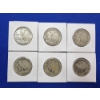 Image 6 : 6 Walking Liberty Silver Half Dollars Years: 1941, 1944, and Unknown Years FV: $3.00