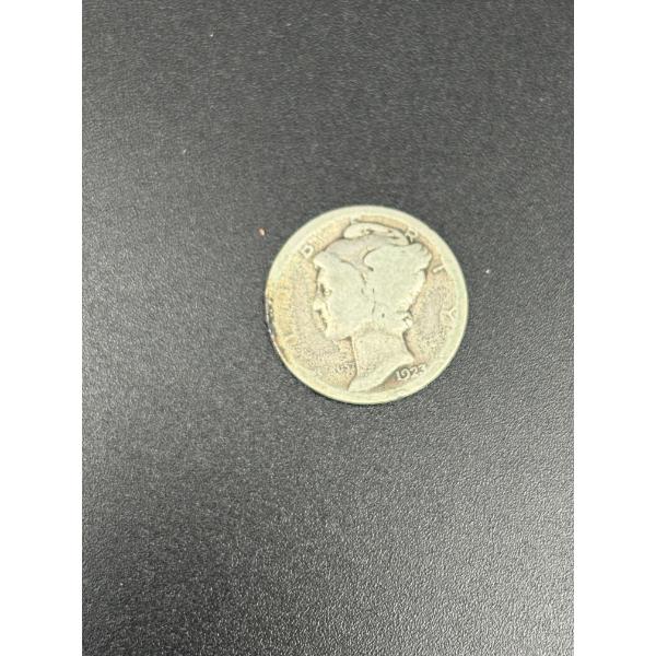 1923 U.S. Winged Liberty Head/ Mercury Dime - 90% Silver - Mintage: 50,130,000