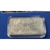 Image 2 : Rare Gangster Scrooge 1 Troy Ounce .999 Fine Silver Bar - "Gangster Scrooge Golden Gate" Number 12/3