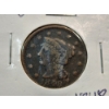 Image 2 : United States 1848 Braided Hair Large Cent 