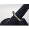 Image 3 : 14K White Gold Diamond Engagement-Style Ring and Band - Size 6.5 TW: 2.3g