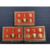 Image 1 : United States Proof Sets (3) - 1982 - FV $2.73 - Kennedy Half Dollar - Quarter - Dime - Nickel 