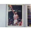 Image 5 : 4 - Michael Jordan Trading Cards Including 1990's Wheaties Promotional Card in Nice Holder