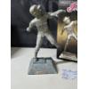 Image 2 : 2011 Cleveland Indians Bob Feller Statue Figurine & Signed Game Ticket
