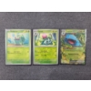 Image 1 : Three Pokemon 151 Near Mint Trading Cards - Reverse Holo's & Holo!