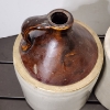 Image 4 : Two Smaller Vintage Stoneware Crocks ~ Both Unmarked ~ Likely One Gallon Crocks