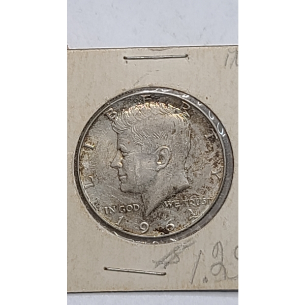 1964 90% Silver Kennedy Half Dollar