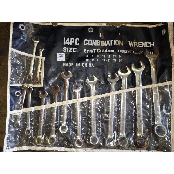 Wrenches in Roll Pack - Missing 2 Wrenches From Set