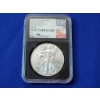 Image 1 : 2020 $1 1 oz American Silver Eagle NGC MS 70 Mercanti Signed First Day of Issue
